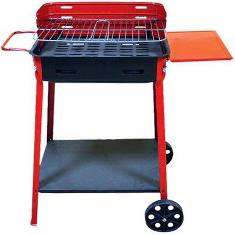 Barbecue Carbonella + Ruote Fd Cm 45X30 H.Cm 85 - 1 Pz