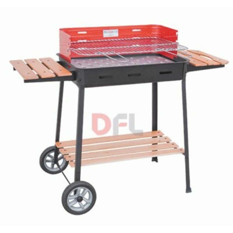barbecue 860 charbon Exelsior cm 63x43x88 h en acier grill camping