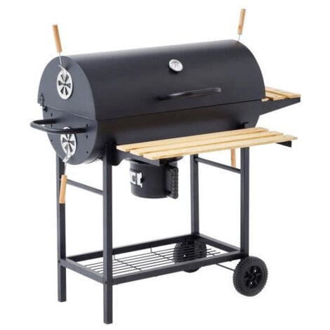 Barbecue charbon MIKE - Surface de cuisson 71 x 35 cm
