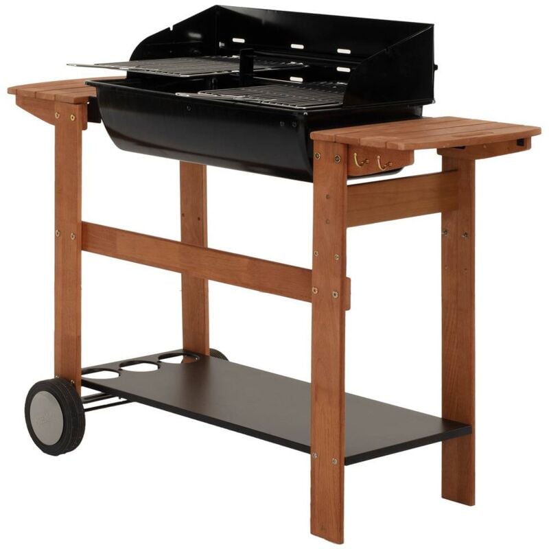 Barbecue charbon en bois azur pro Five