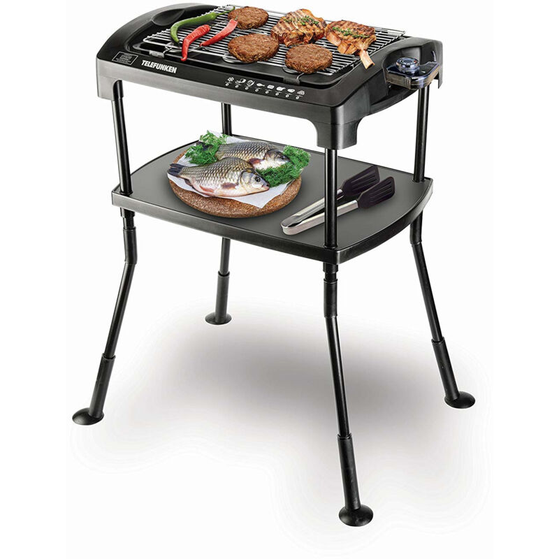 Telefunken M06474 Griglia Elettrica Per Raclette E Barbecue, 2000w,...