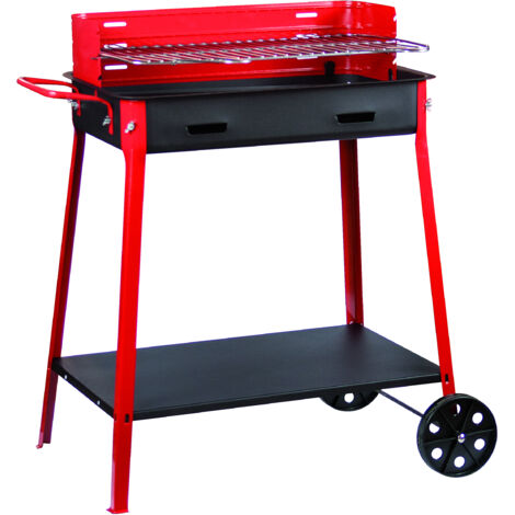 BARBECUE CON RUOTE cm. 60x40x85 h