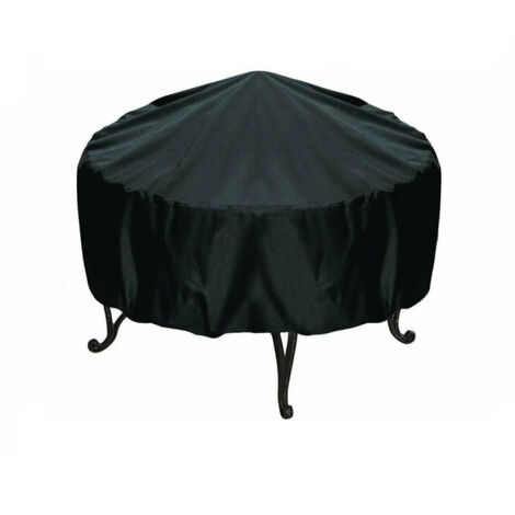 Barbecue Couverture, Barbecue ronde extérieure Couverture extérieure jardin BBQ Grill Cover, antipluie, poussière et résistant aux UV Covers Grille ronde, Petite table ronde couverture 8635cm
