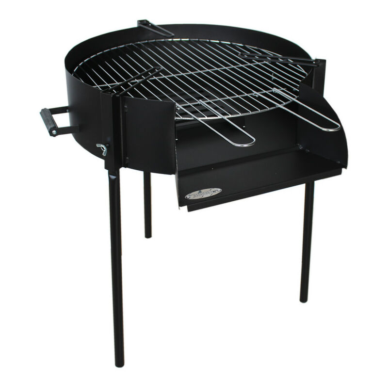 Imor - Barbecue de jardin ® , pour charbon de bois et/ou bois, Mod. Paellero 60 cm
