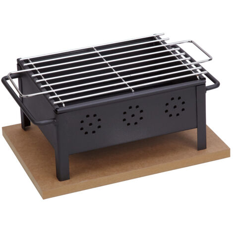 Barbecue De Table 25x20cm (GRILLE En Acier Inoxydable) 2905 Sauvic - Sauvic