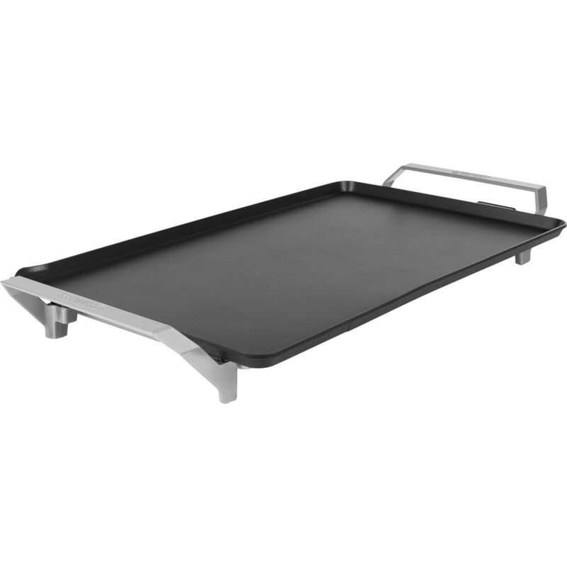Princess Premium XXL Elektro Grill mit Standfuß, mit manueller Temperatureinstellung Schwarz, Silber