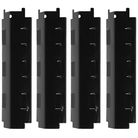 Barbecue d'extérieur BBQ Lot de 4 accessoires de four en acier inoxydable pour plaque chauffante de remplacement (noir)