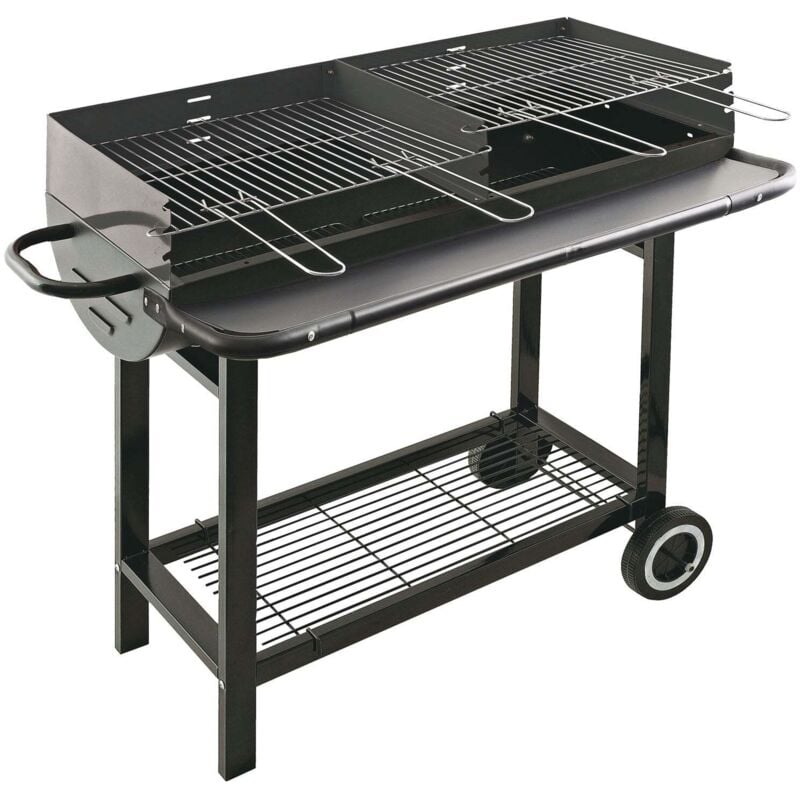 Led Leds - barbecue el gaucho colorado 2 grilles 96x41xH93CM