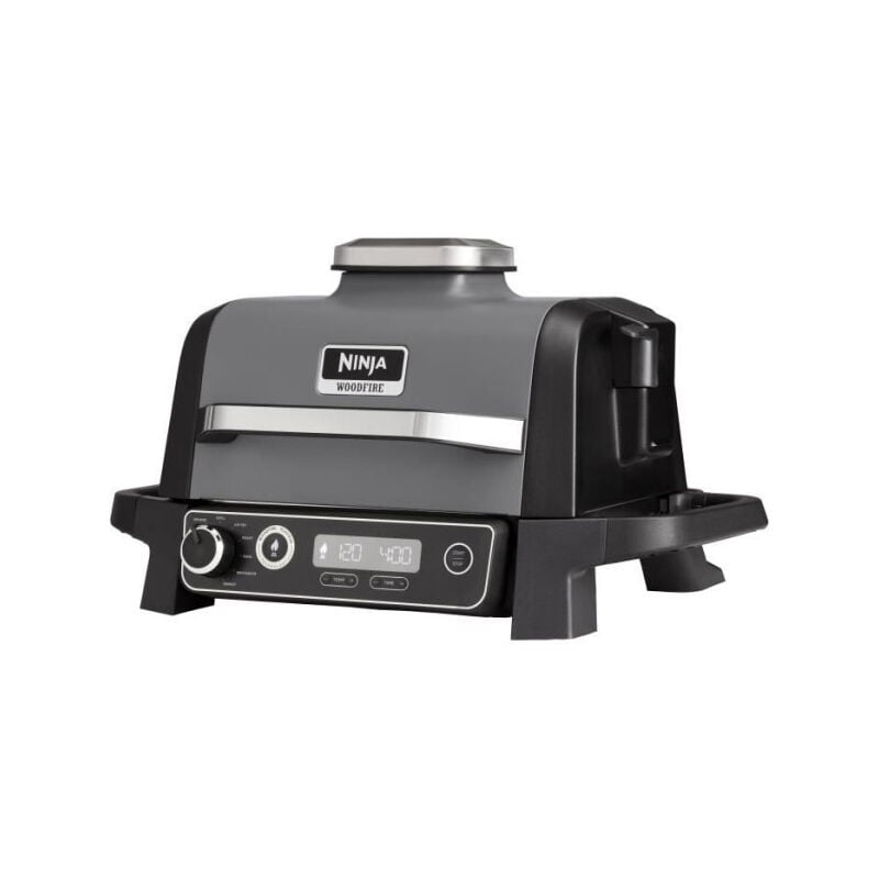 Ninja - Barbecue Electrique - Grillade électrique et fumoir Woodfire OG701EU - 7 programmes de cuisson