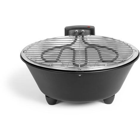 barbecue électrique posable 30cm 1250w noir - doc267 - livoo