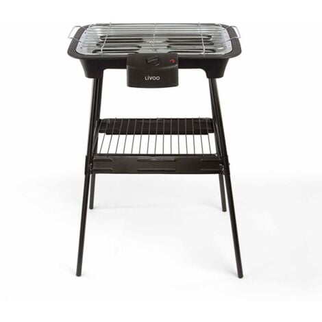 barbecue électrique sur pieds 2000w - doc204 - livoo