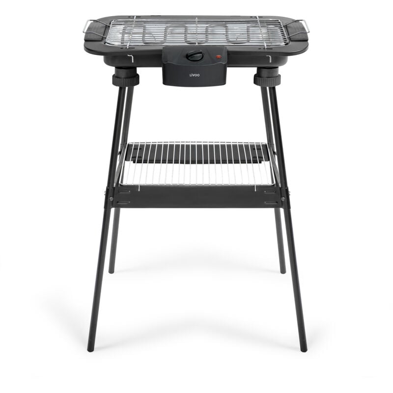 Livoo - Barbecue électrique sur pieds 2200w noir DOM506