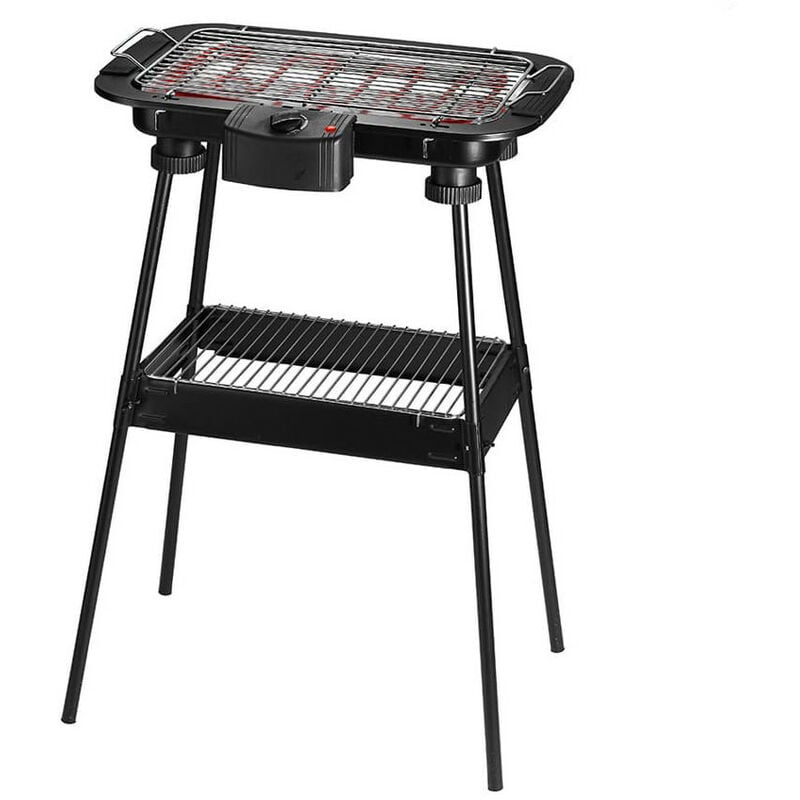 EDM - Barbecue Électrique Sur Pieds 47,5x30x70,5cm