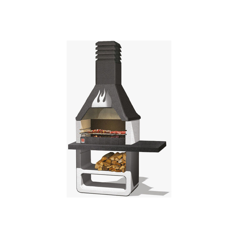 Barbecure Prometheus béton 125cm x 64cm x 215.5cm