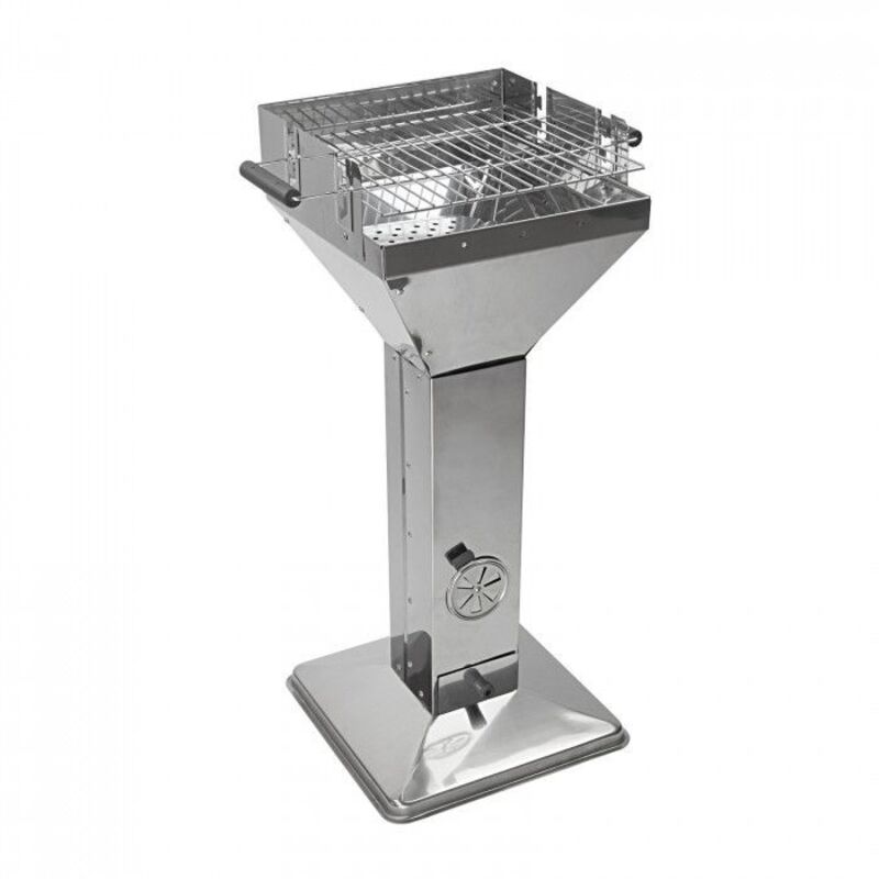 Barbecue en inox sur pied / colonne 'Merida'