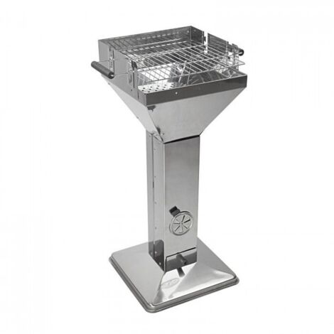 Barbecue en inox sur pied / colonne 'Merida'