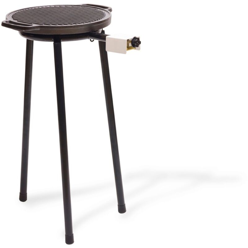 Barbecue en métal Wellhome black 45x45x84 cm pour Griddle Pan - - Avec brûleur annulaire - Noir