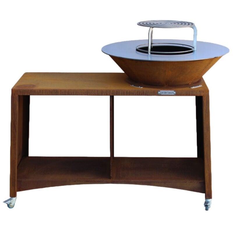 Azura Home Design - Barbecue fiesta island rouille 75 cm