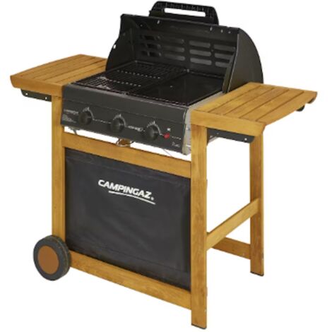 BARBECUE GAS 3 BRUCIATORI ADELAIDE 3 WOODY L DUALGAS CAMPINGAZ