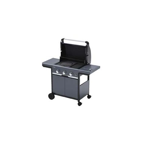 BARBECUE GAS 3 FUOCHI + FORNELLO CM.62,5X40 SELECT 3 EXS  bracere cm.62,5x40    CAMPINGAZ