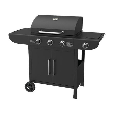 BARBECUE GAS SAMBA 3+1 DOMUS  FUOCHI 3+1 CM 126X57 H.CM 105