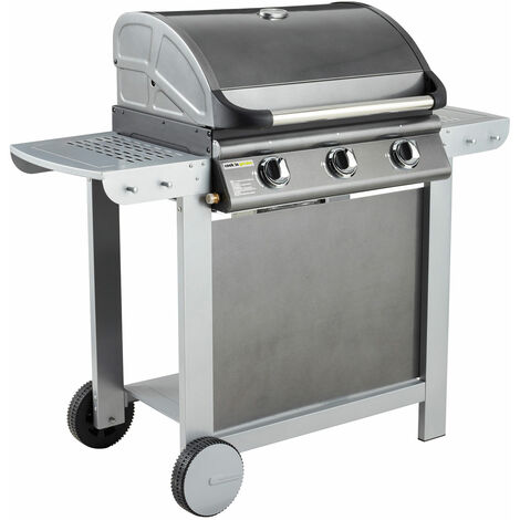 Cook'in Garden - Barbecue au gaz FIESTA 3 - 3 brûleurs avec thermomètre 10,5kW