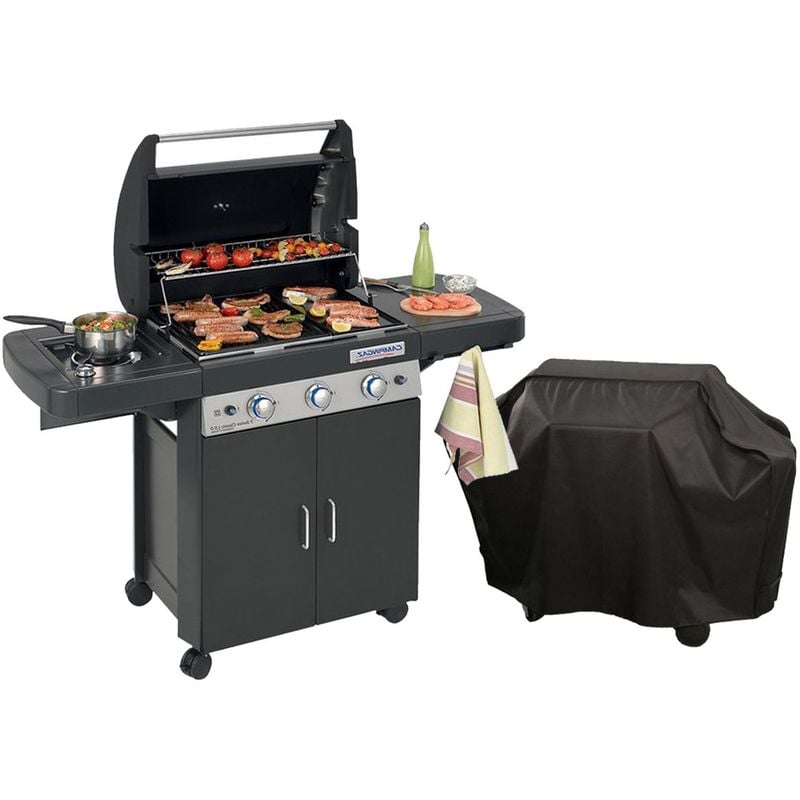  Barbecue  gaz  CAMPINGAZ LS DARK 3 Classic Allumage Piezo 