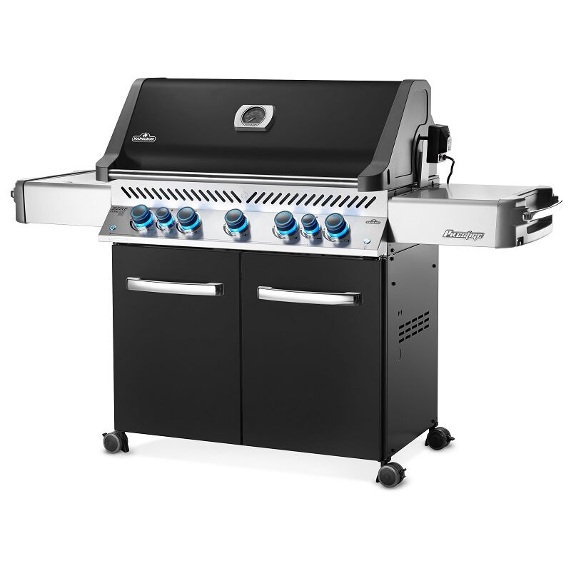 Napoleon - Barbecue à gaz Prestige 665 Noir + Sizzle Zone