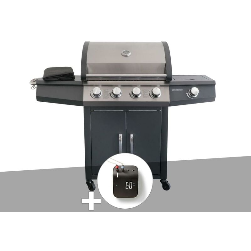 Jardideco - Barbecue à gaz Piretto + Weber Connect Smart Grilling Hub