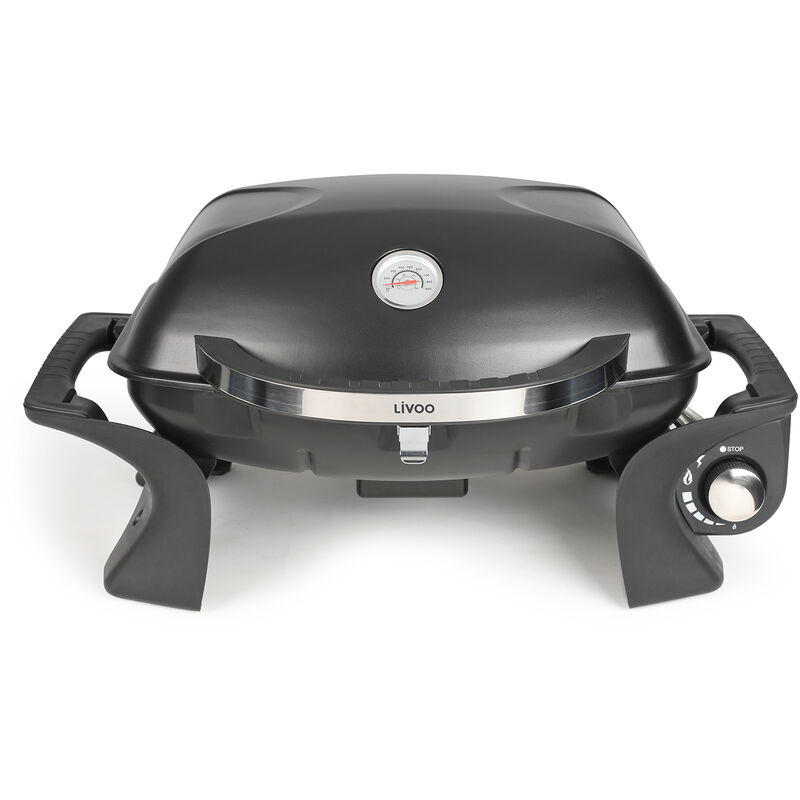 Barbecue à gaz portable 3.5kw - Livoo - doc275 - noir