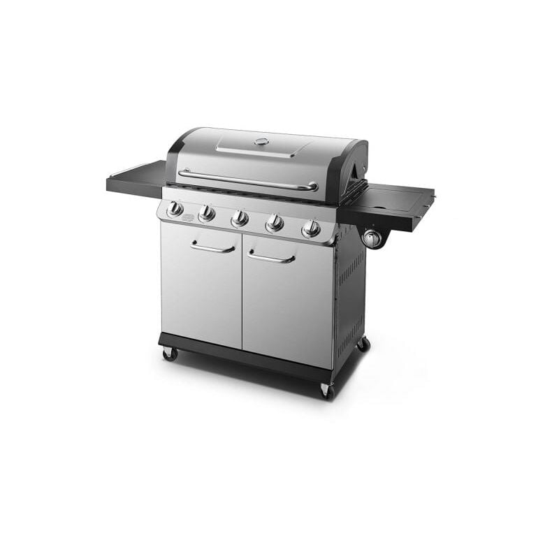 Roster - Barbecue Gaz 6 brûleurs dont 1 Latéral, avec thermomètre