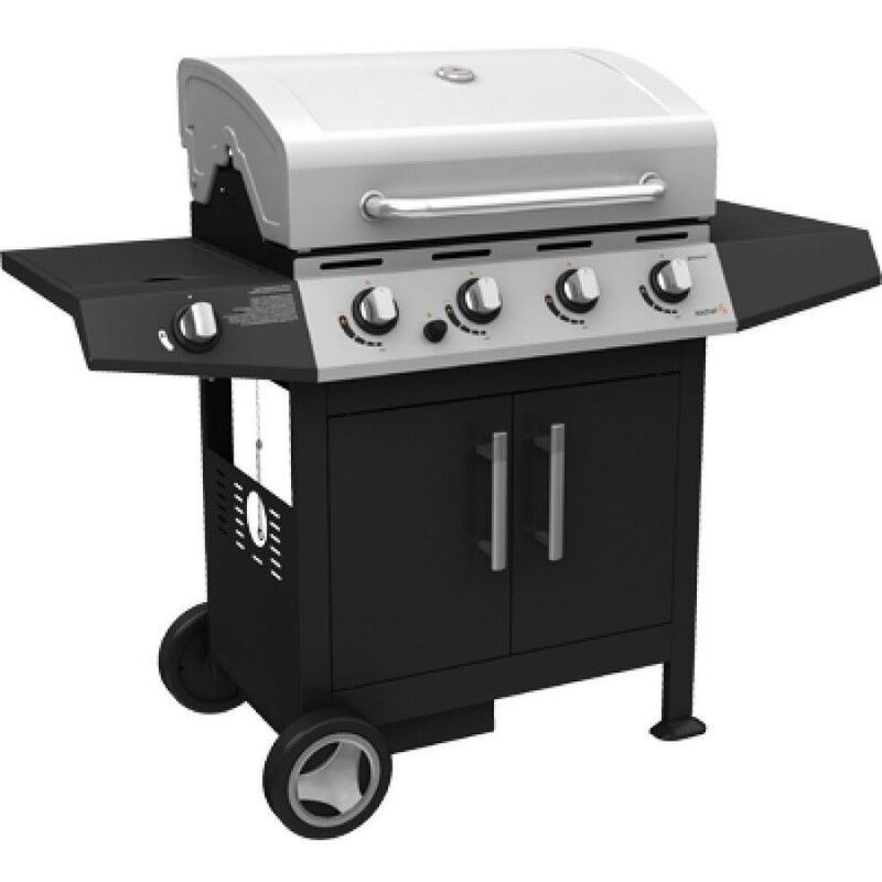 Barbecue bbq golosone 4 a gas 17kw 4 bruciatori inox cottura con pietra lavica