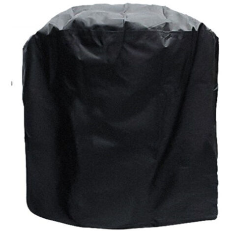Barbecue Grill Couverture De Barbecue Rond Imperméable À l'eau, Barre Extérieure Pluie Noir Anti-Poussière Charbon De Gaz Barbe Électrique (Taille : 58x77cm)