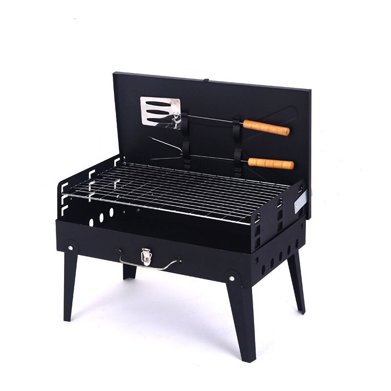 Vicmhuang - Barbecue Grill Extérieur Grand Barbecue Four De Jardin Portable Barbecue Fumeur En Acier Inoxydable Pour 3-10 Personnes