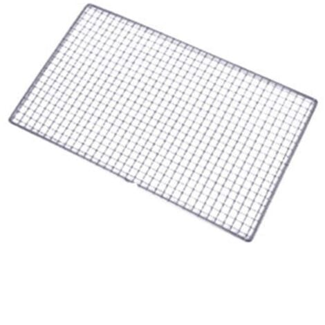 Barbecue Grill, Grill en Acier Inoxydable, Grill, Grill de Remplacement, Camping, Grill d'extérieur, Outil de Pique-Nique (Dimensions: 26 x 44 cm)