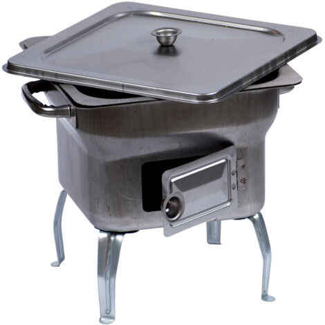 BARBECUE IN ACCIAIO FORNACELLA 25X25XH24 CM- 1,0 pz
