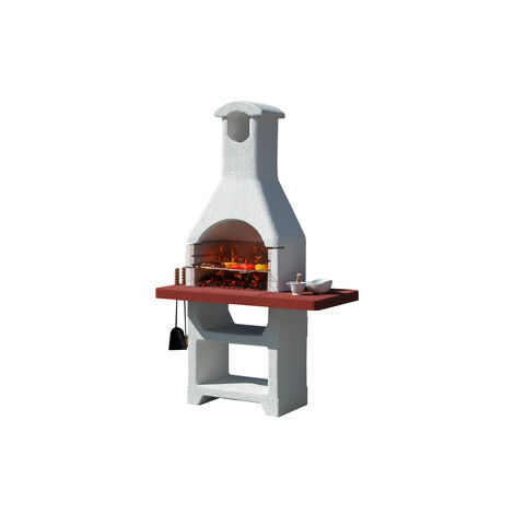 BARBECUE IN MURATURA MARTINICA KG. 305 CM. 125X65X210H