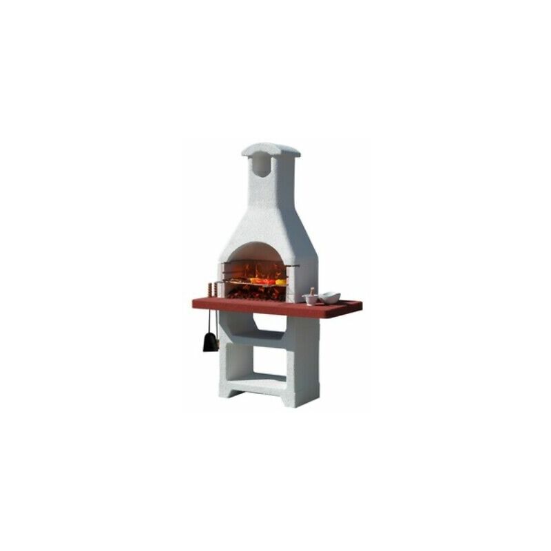 Barbecue in muratura martinica kg 305 cm 125x65x210h