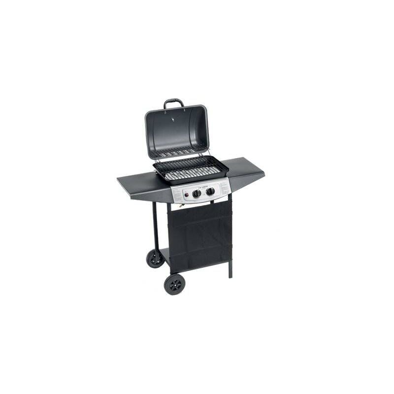 Ompagrill - barbecue gas double cooking system 2