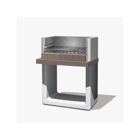 SAROM BARBECUE PAXI 80X52X97CM A LEGNA E CARBONE