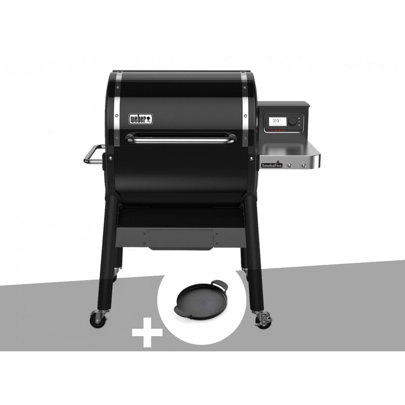 Weber - Barbecue à pellets Smokefire EX4 gbs + Plancha