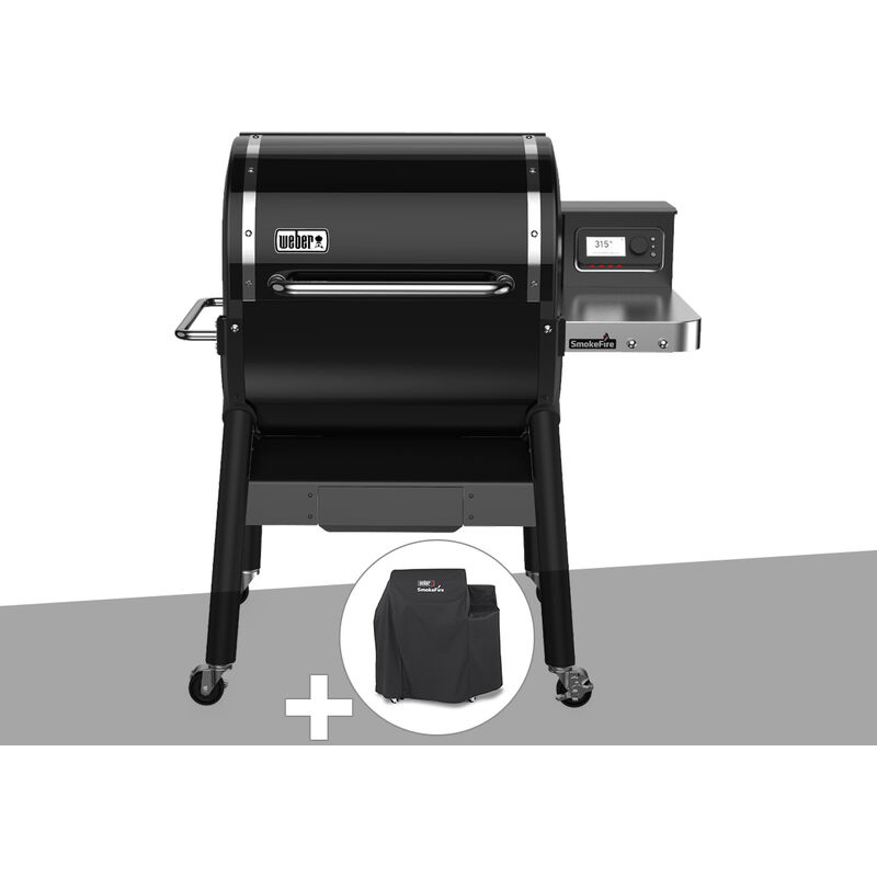 Weber - Barbecue à pellets Smokefire EX4 gbs avec housse de protection