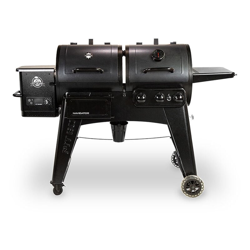 Pitboss - Barbecue Pit Boss Navigator 1230 mixte pellets & gaz - Noir