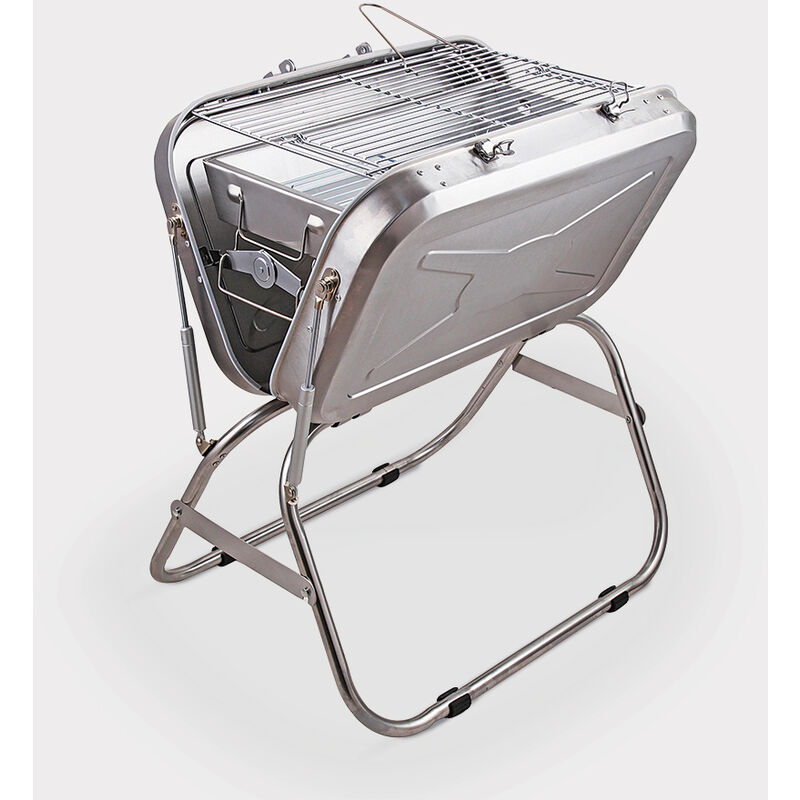 Mr Tuzza - Barbecue pliable portable et pratique pour barbecue en plein air Beech