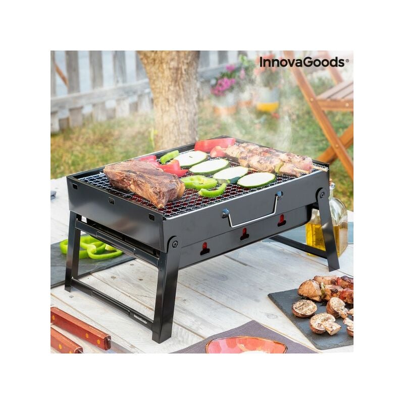 Innovagoods - Barbecue Pliable Portatif à Charbon BearBQ