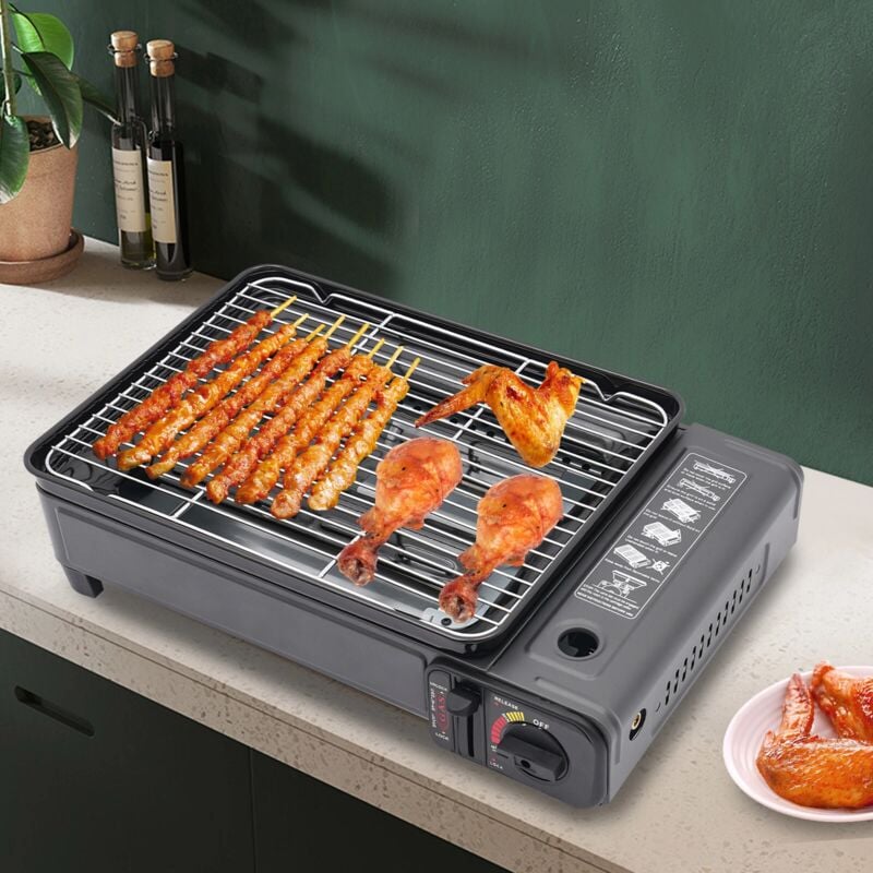 Gojoy - Barbecue portable barbecue camping cuisinière à gaz barbecue Butane gril barbecue cuisinière