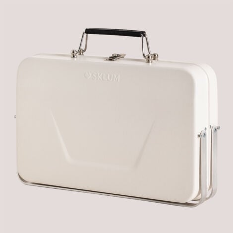 Barbecue Portable pour le Camping Xisfoc SKLUM Blanc Gardenia
