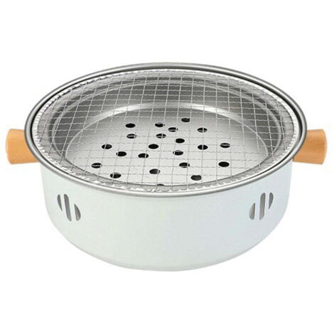Barbecue portatile, barbecue a carbone, barbecue rotondo in acciaio inox