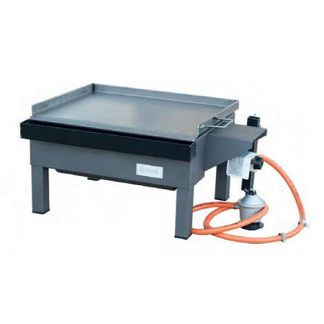 Barbecue pour Paella gaz pour Table en Acier inoxydable coloris Gris - 31 x 32 x 24 cm