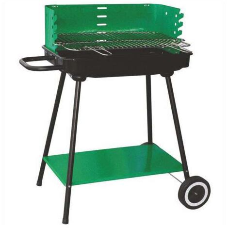 Barbecue Rettangolare Base Metallo 57X37 h 68 Lapillo 08208